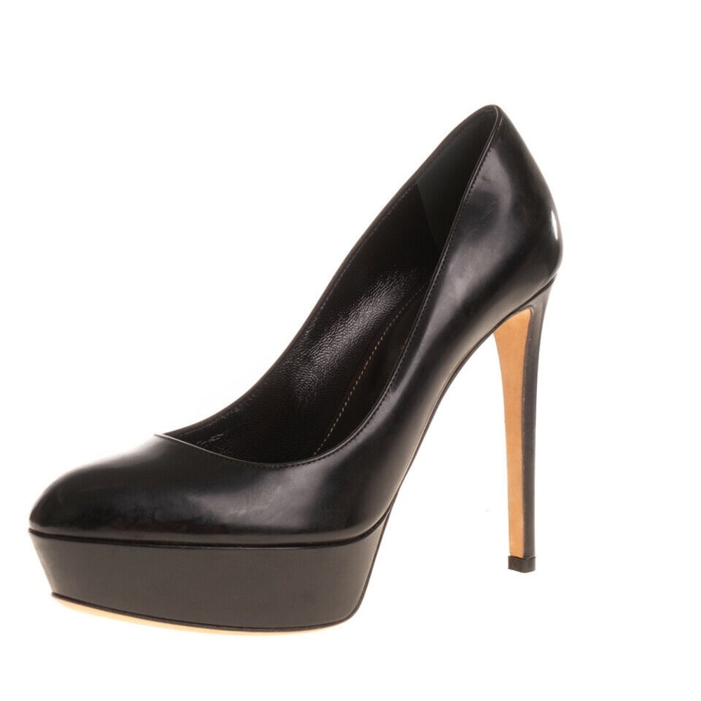 SERGIO ROSSI Leather Court Shoes 6.5